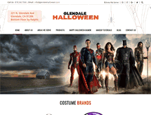 Tablet Screenshot of glendalehalloween.com